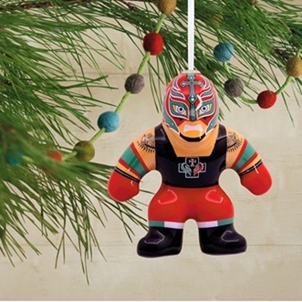 Hallmark WWE Rey Mysterio Decoupage Christmas Ornament